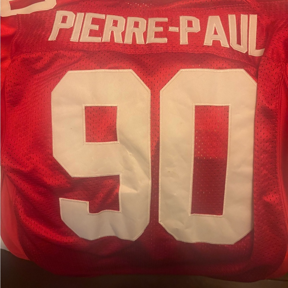 Reebok. Red Jason Pierre Paul NYG NFL Jersey